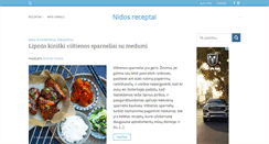 Desktop Screenshot of nidosreceptai.lt